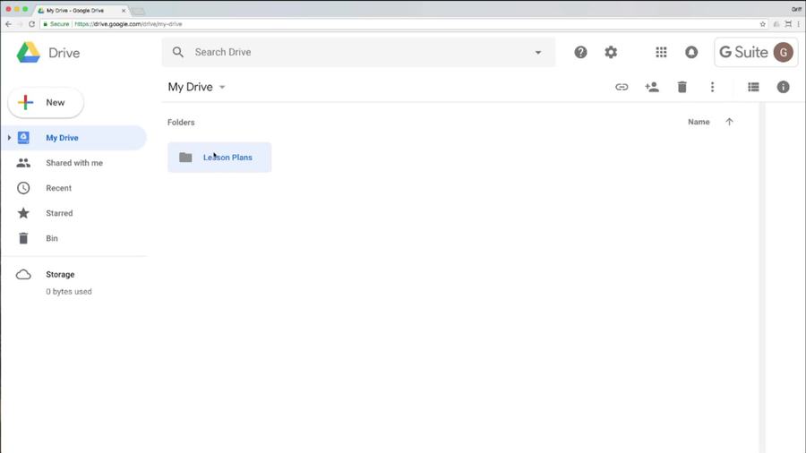 Google Docs & Drive, Creating Your First Shared Folder