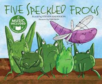 Five speckled frogs