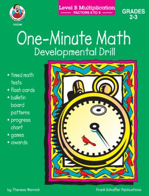 One-minute math developmental drill : level B multiplication factors 6 to 9