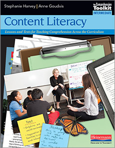 Content literacy lessons and texts for comprehension across the curriculum