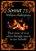 Sonnet 73 : That time of year thou mayst in me behold