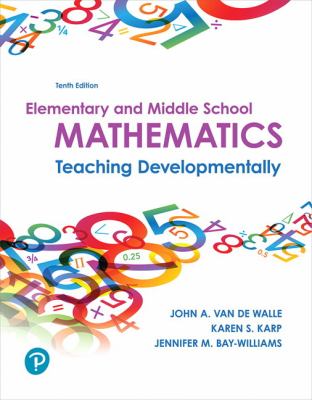 Elementary and middle school mathematics : teaching developmentally