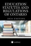 Education statutes and regulations of Ontario, 2021 edition