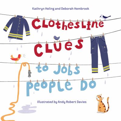 Clothesline clues to jobs people do.