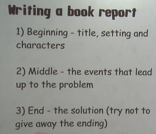 Writing a book report (1)