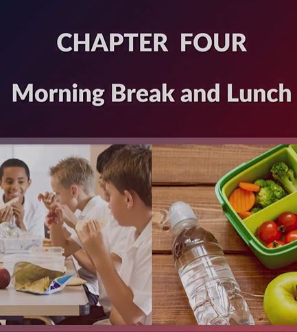 American School Culture. Part 4, Morning Break and Lunch