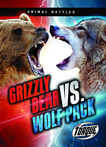Grizzly bear vs. wolf pack