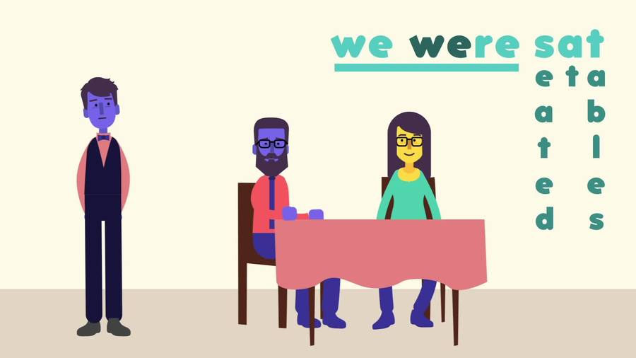 How to remember 'we were sitting'