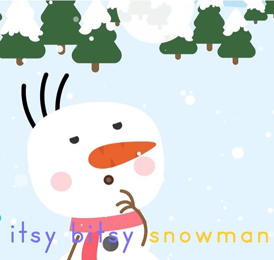 Itsy Bitsy Snowman (subtitled)