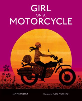 Girl on a motorcycle