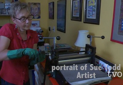 Portrait of Sue Todd - Artist