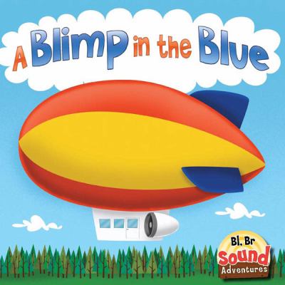 A blimp in the blue