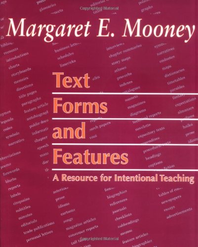 Text forms and features : a resource for intentional teaching