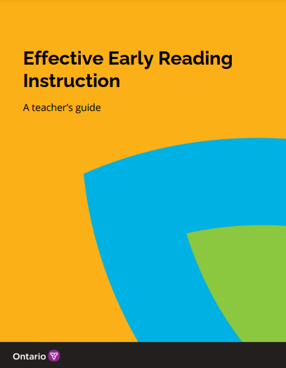 Effective early reading instruction : a teacher's guide