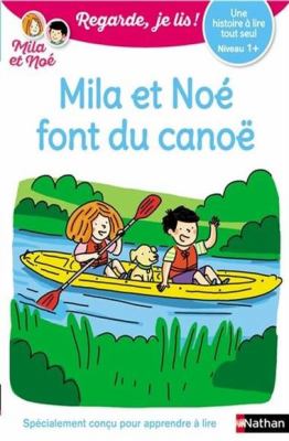 Mila et Noé font du canoë