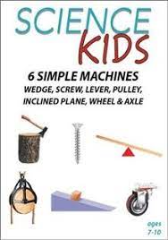 6 Simple Machines : Wedge, Screw, Lever, Pulley, Inclined Plane, Wheel & Axle