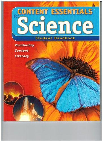 Content Essentials for Science Student Handbook Level A