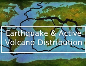 Earthquake and Active Volcano Distribution