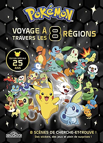 Pokémon : voyage à travers les 8 régions.