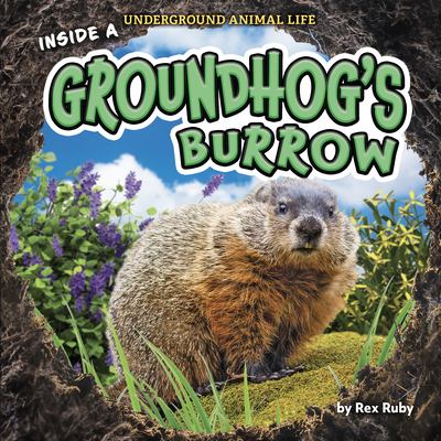 Inside a groundhog's burrow