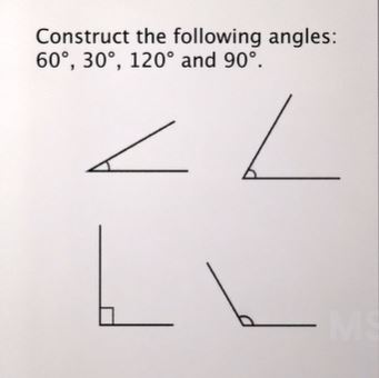 Construction of Special Angles