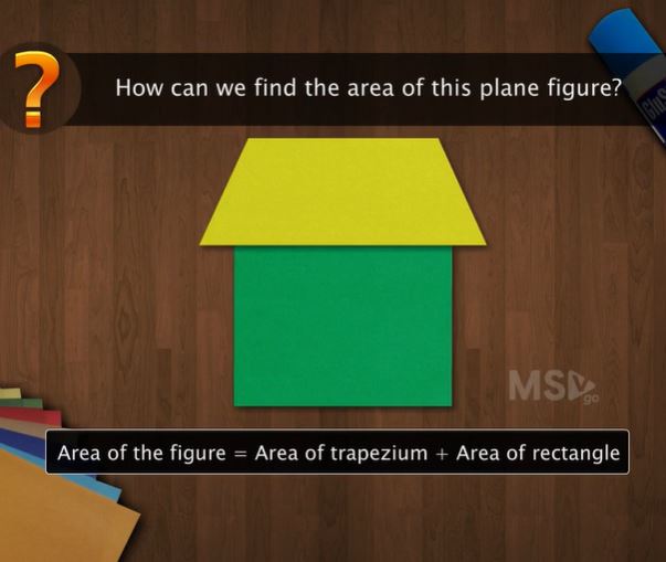 Area of a Combination of Plane Figures