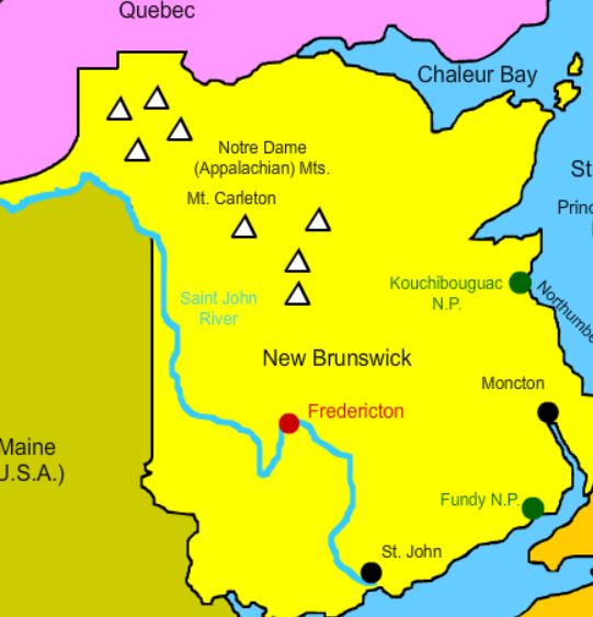 New Brunswick Interactive Map