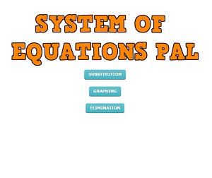 Systems of Equations Pal