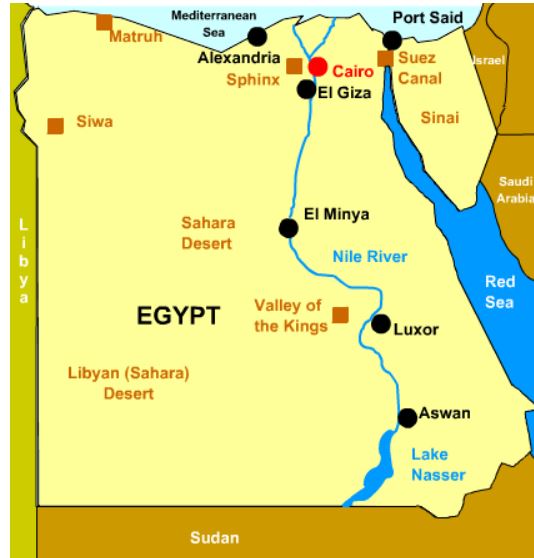 Egypt Interactive Map