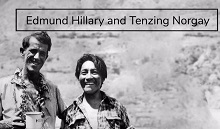 Edmund Hillary and Tenzing Norgay