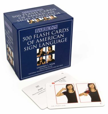 Barron's 500 flash cards of American Sign Language