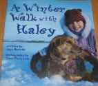 A winter walk with Haley