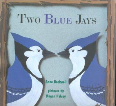 Two blue jays