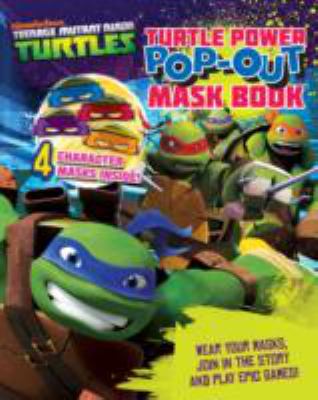 Turtle power pop-out mask book.