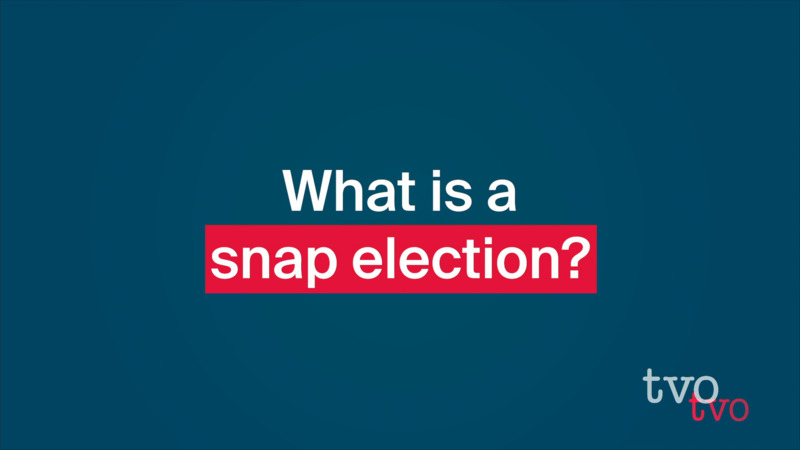 What is a snap election?