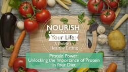 Protein power : unlocking the importance of protein in your diet
