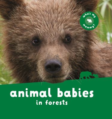 Animal babies in forests.