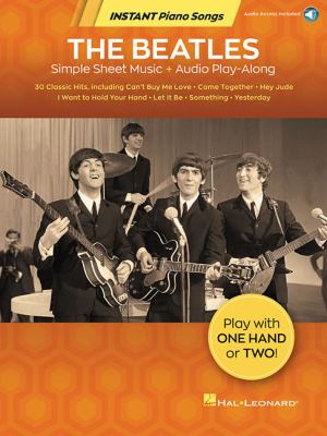 The Beatles : simple sheet music + audio play-along.