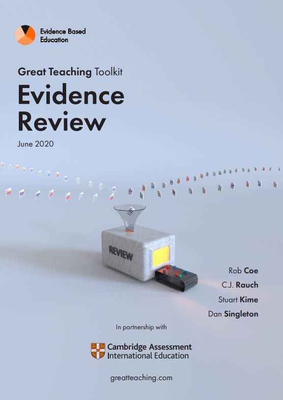 Great teaching toolkit : evidence review