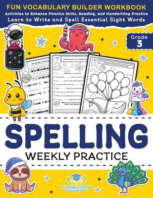 Spelling weekly practice. Grade 3