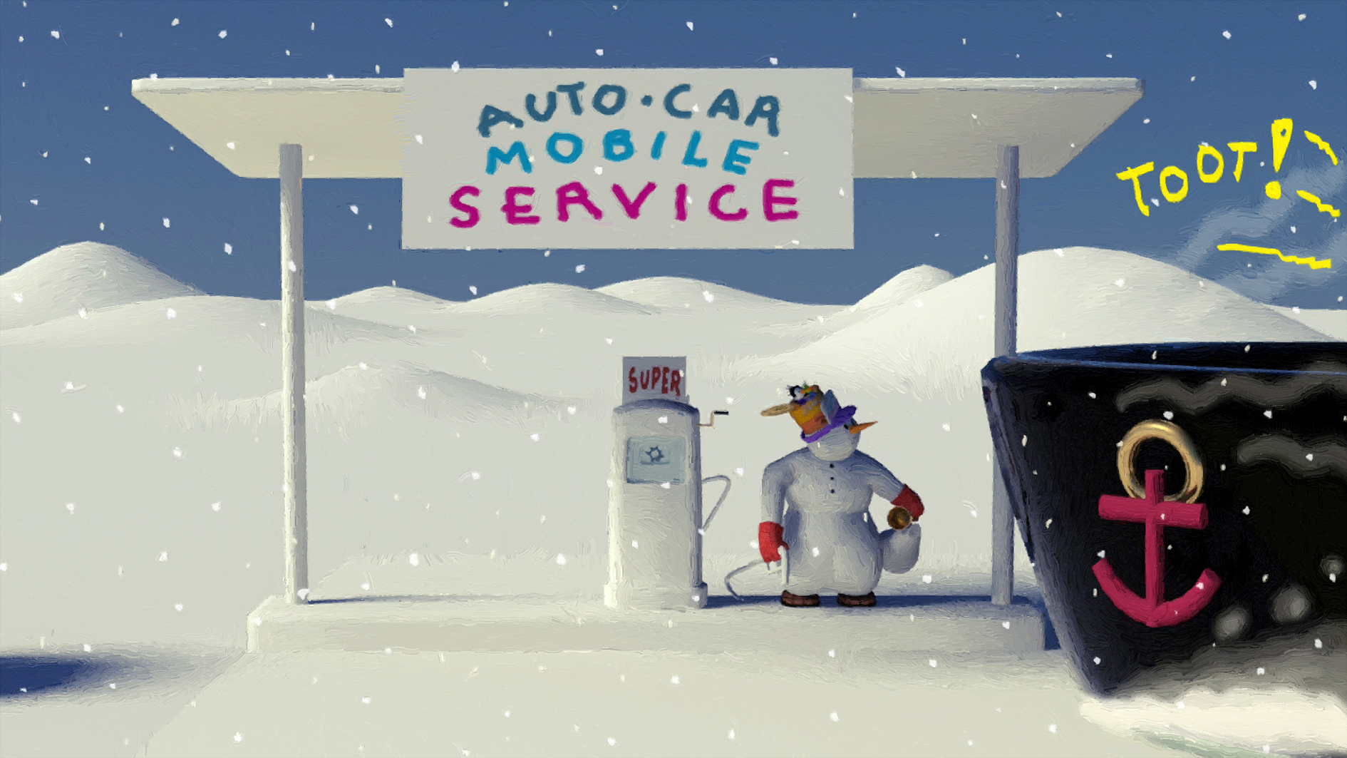 A Petrol Station