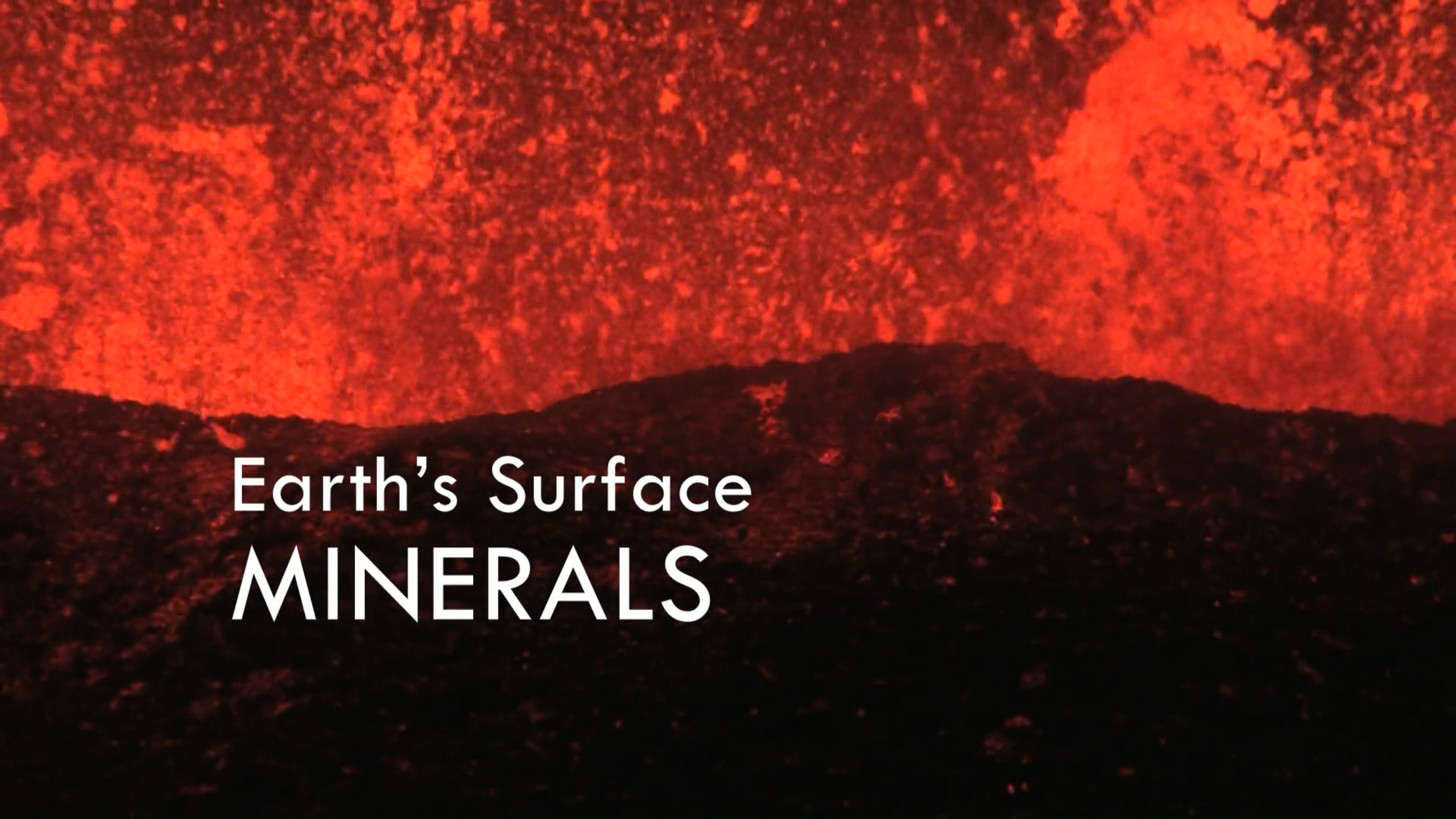 Earth's Surface - Minerals: The Study of the Earth Series.