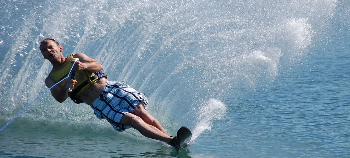 Waterskiing (Centripetal Force): Sports Lab Series.