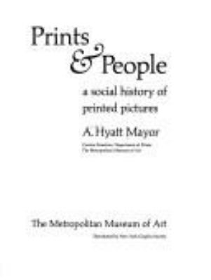 Prints & people; : a social history of printed pictures