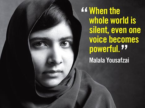 Malala: The Power of One Voice.