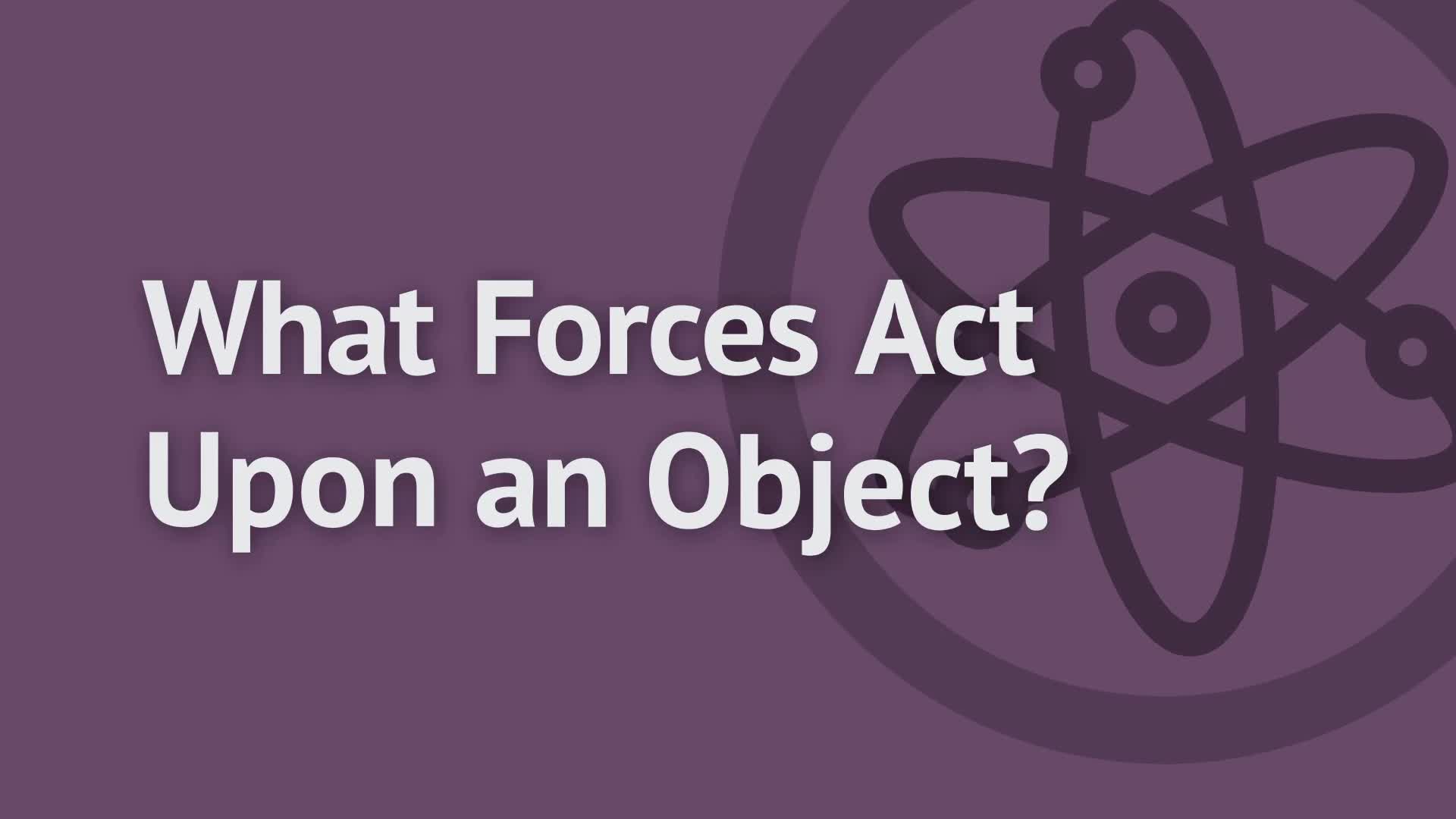 What Forces Act Upon an Object?: OUP Physics Series.