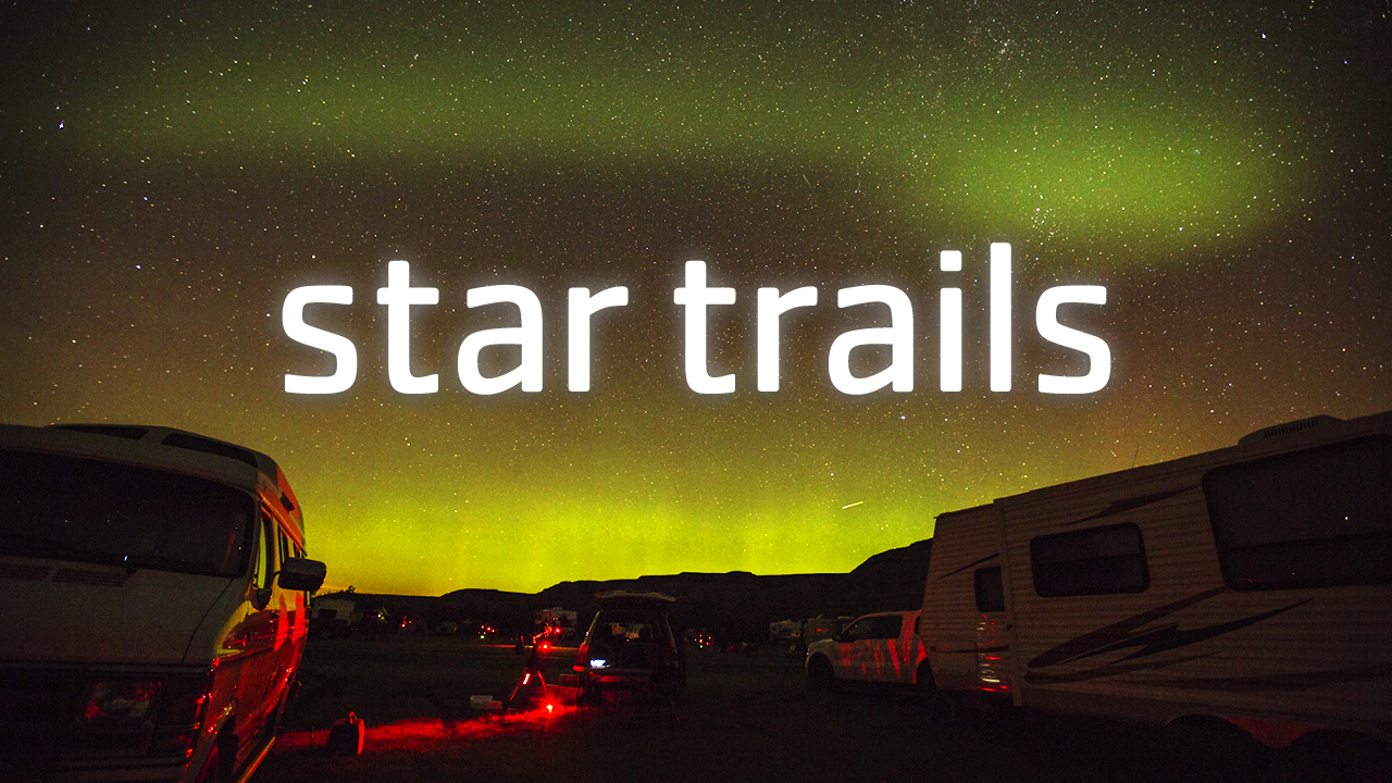 Alberta Star Party: Star Trails Series.