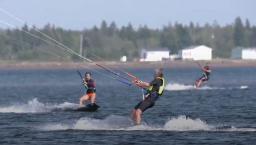 Arthur de la Mauvinière - Kitesurfing in New Brunswick: Adventure Guides, Season 3.