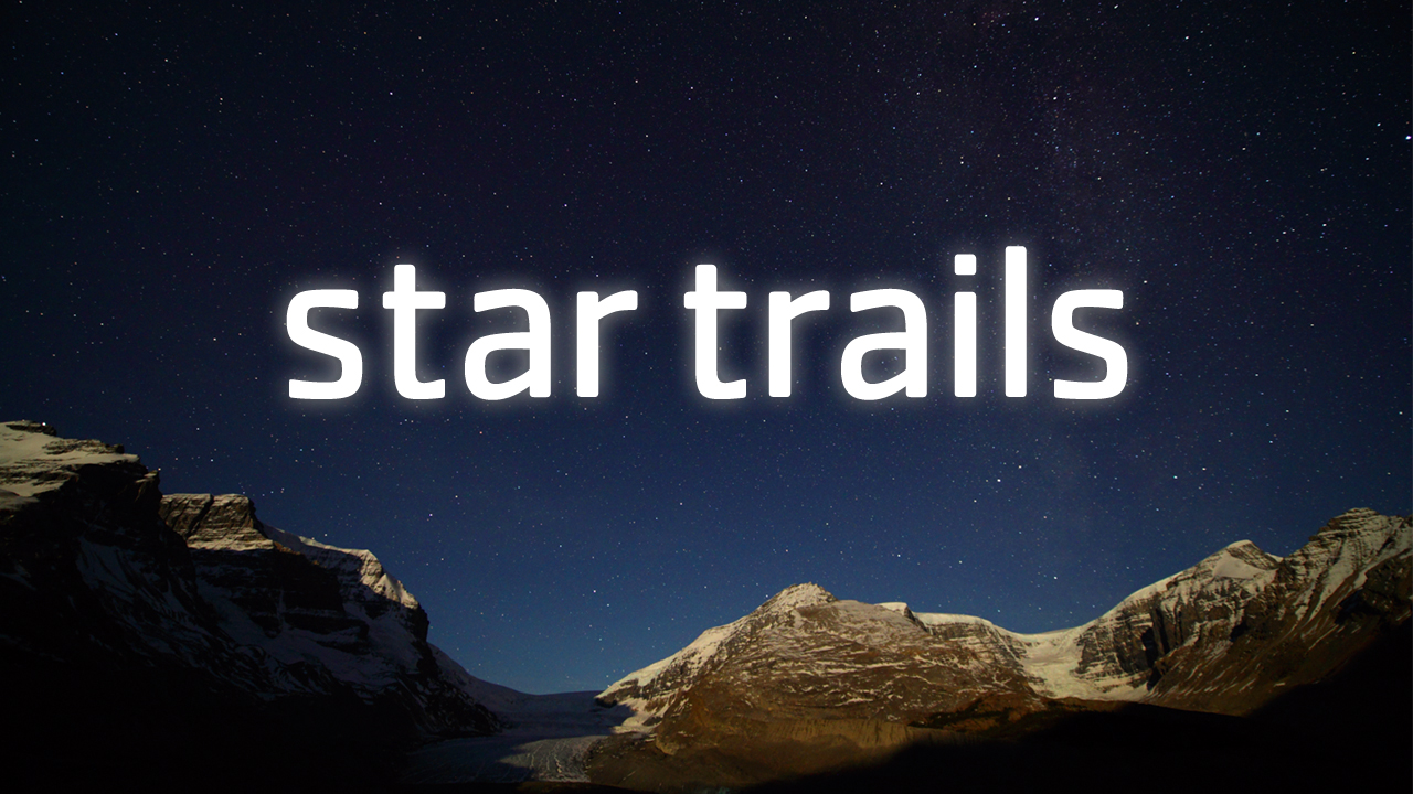 British Columbia Star Sky Parties: Star Trails Series.