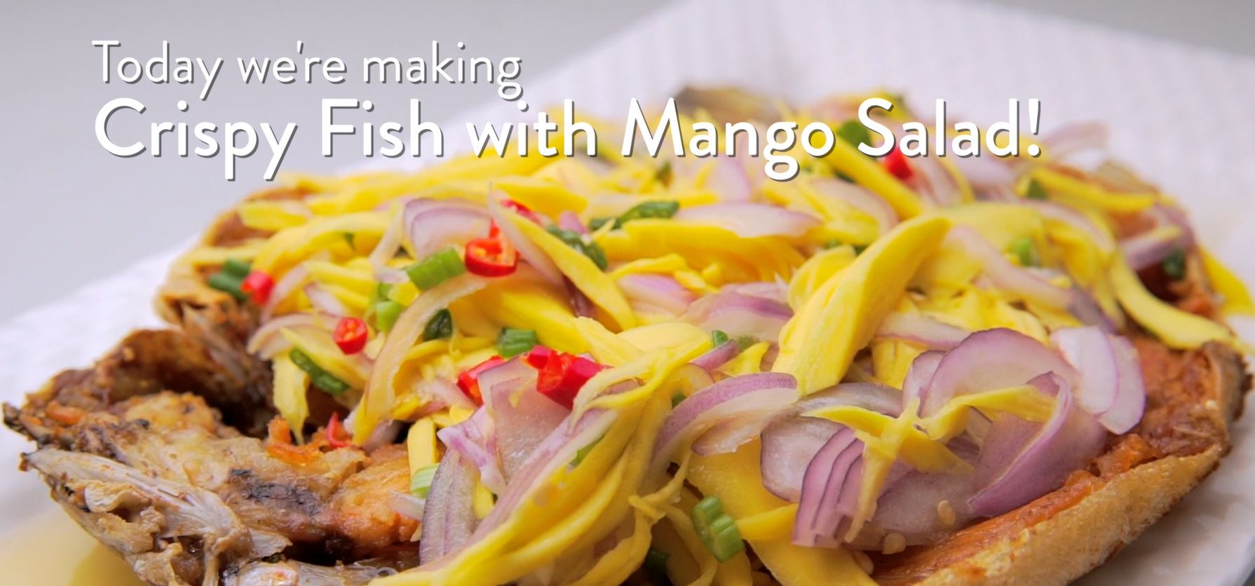 Crispy Fish and Mango Salad: Try Thai Tonight - Dean and Jean Cook-Off Challenge, Season 3.